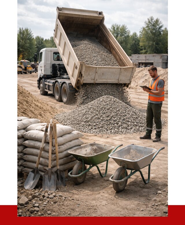 Доставка нерудных материалов в Иркутске от 1250 руб. | ПРОНЕРУДРкт