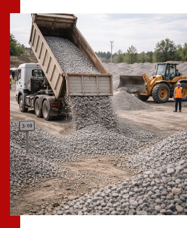 Гранитный щебень фракции 3–10: доставка и продажа в Иркутске
