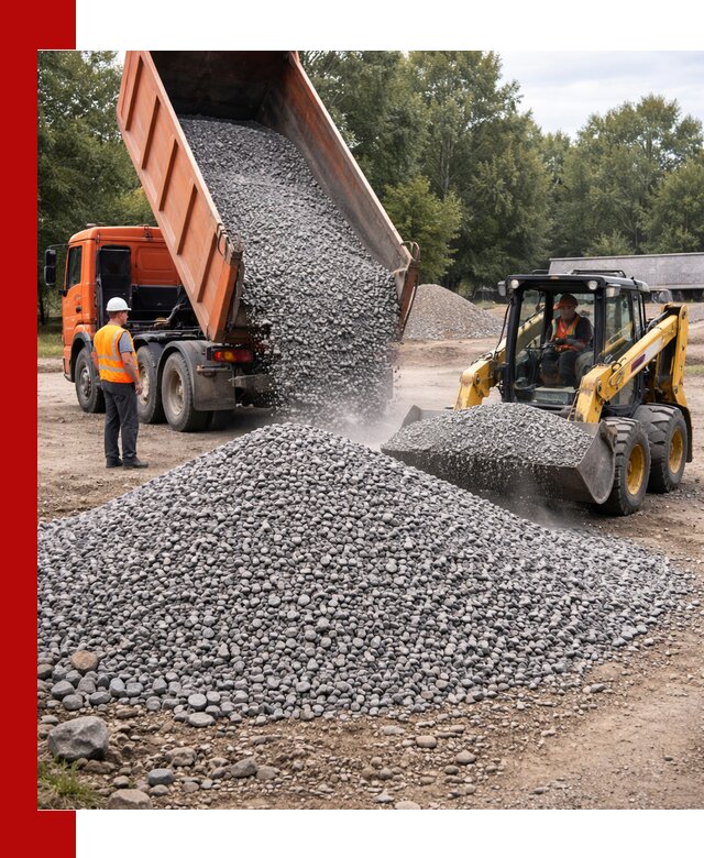 Купить гранитный щебень фракции 5–10 в Иркутске с доставкой