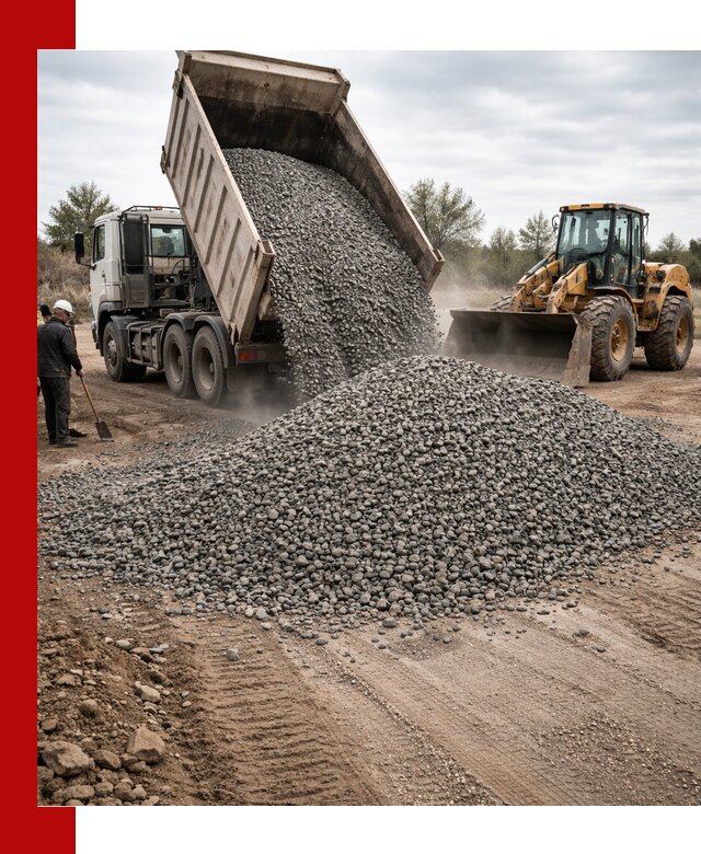 Гранитный щебень фракция 10-20 с доставкой в Иркутске