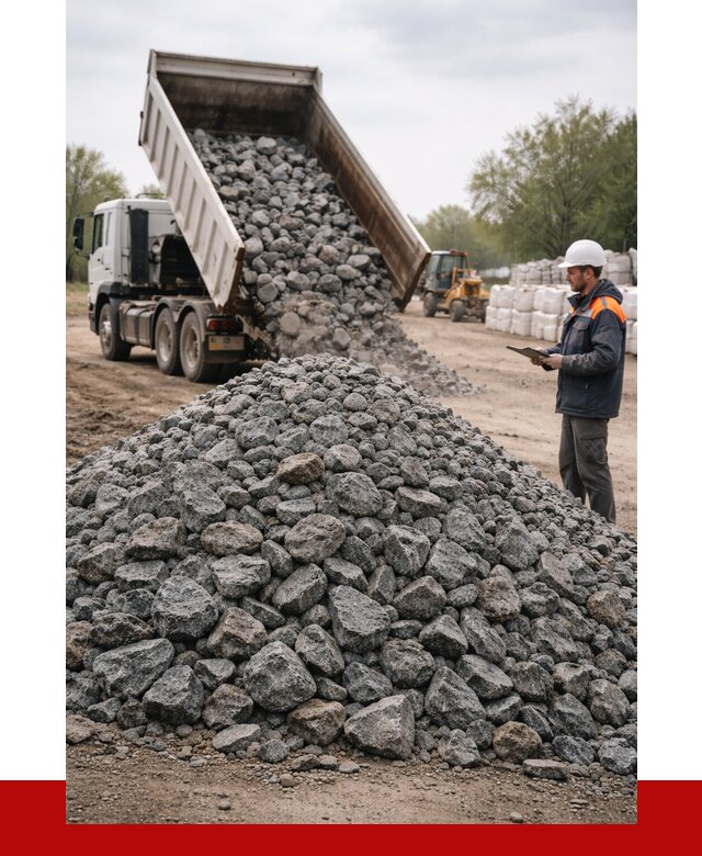 Гранитный щебень фракция 100-200 в Иркутске от 4376 р. ПРОНЕРУДРкт