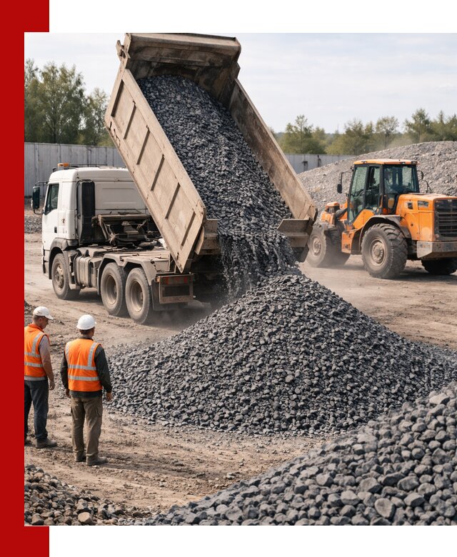Доставка и продажа щебня габбро-диабаза в Иркутске