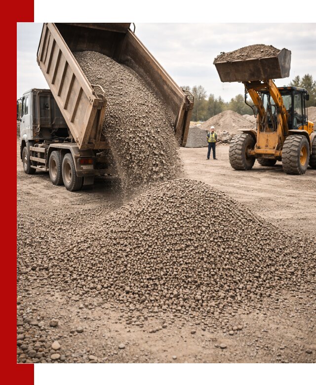 Гравийный щебень фракция 3–10 с доставкой в Иркутске