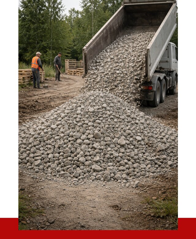 гравийный щебень фракция 70-120 в Иркутске от 2553 р. ПРОНЕРУДРкт