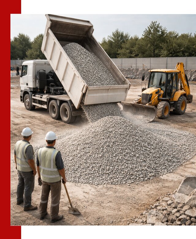 Купить известняковый щебень фракции 5–10 мм с доставкой в Иркутске