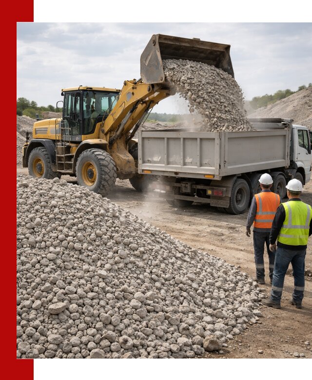 Доломитовый щебень фракция 40–71 доставка и продажа в Иркутске