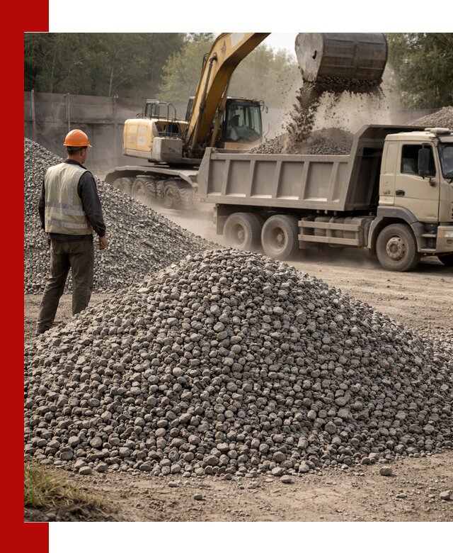 Шлаковый щебень фракция 5-20 с доставкой в Иркутске