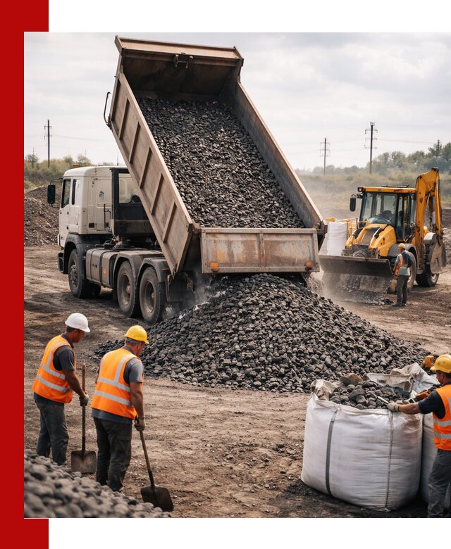 Шлаковый щебень фракция 40-70 с доставкой в Иркутске