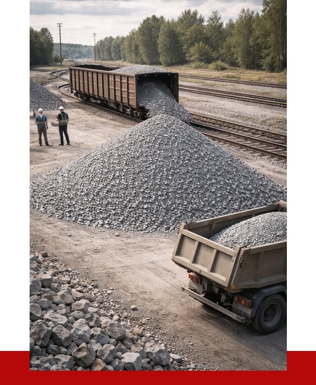 Железнодорожный щебень 20-60 в Иркутске от 1771 р. | ПРОНЕРУДРкт