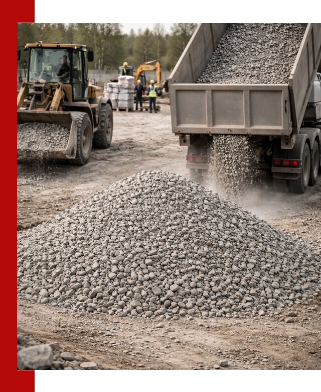 Вторичный щебень фракции 5-20 в Иркутске — доставка и продажа крупнотоннажно