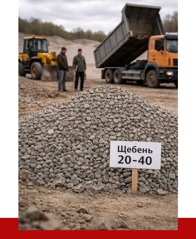 Бетонный щебень фракция 20-40 в Иркутске от 2553 р. | ПРОНЕРУДРкт