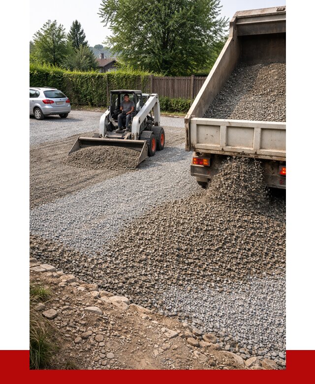 Щебень для парковки в Иркутске с доставкой от 1250 р.| ПРОНЕРУДРкт