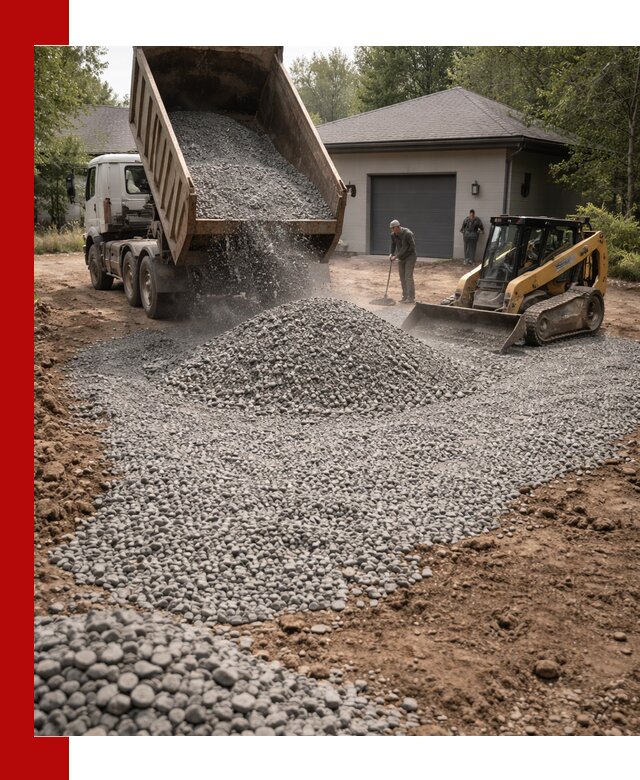 Щебень для парковки в Иркутске: доставка и укладка качественного материала