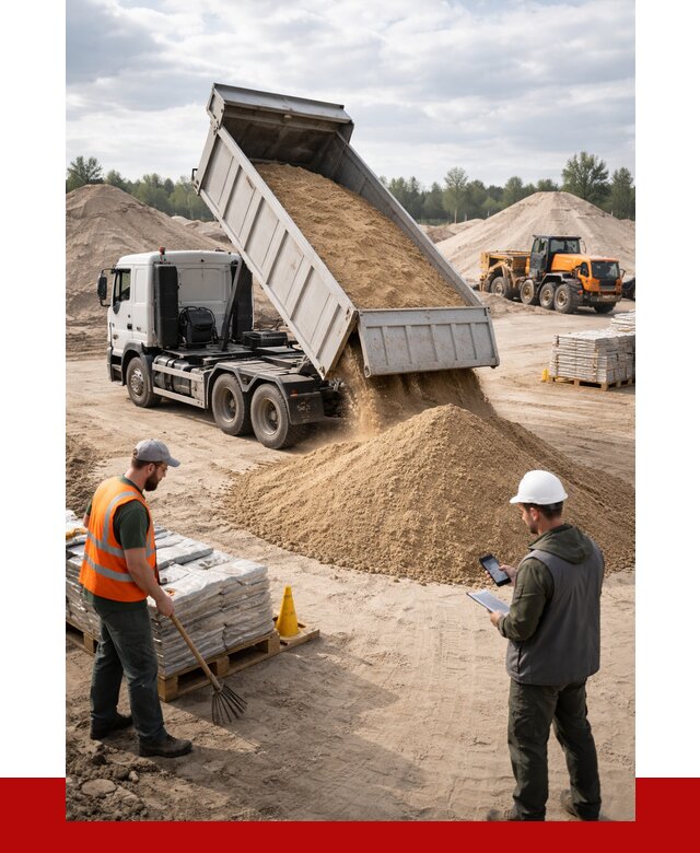 Карьерный песок с доставкой в Иркутске от 3751 р. ПРОНЕРУДРкт