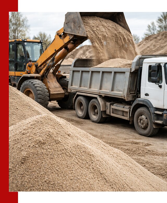 Доставка сеяного песка в Иркутске оптом и в розницу