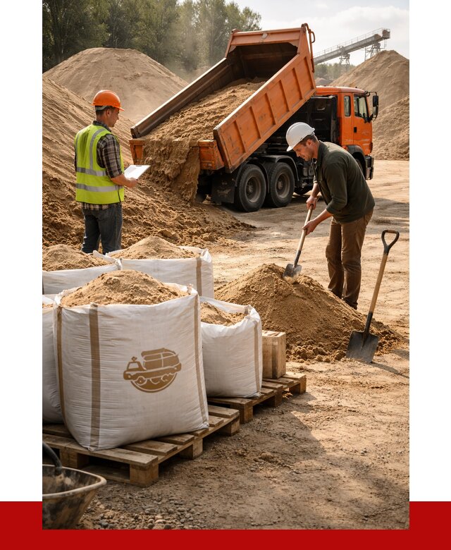 Строительный песок в Иркутске от 2292 р. с доставкой, ПРОНЕРУДРкт