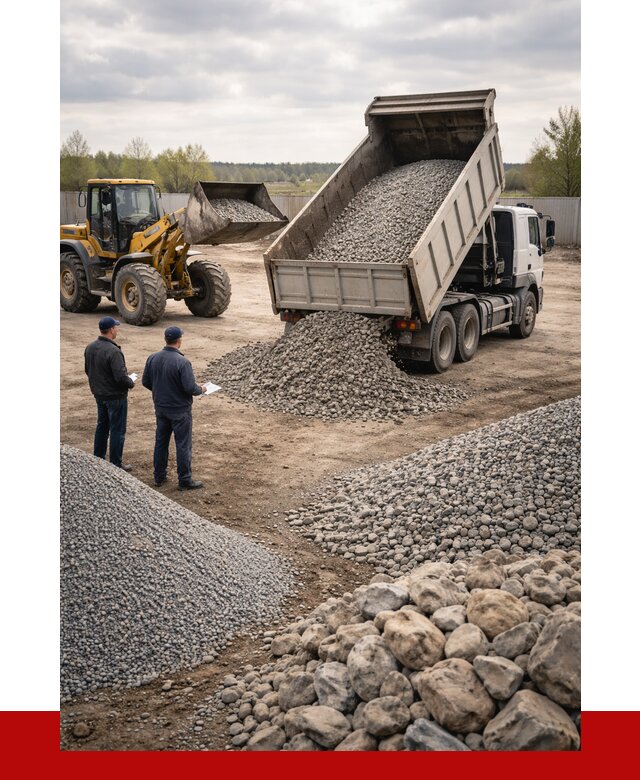 Гравий и камень с доставкой в Иркутске от 4376 р. - ПРОНЕРУДРкт