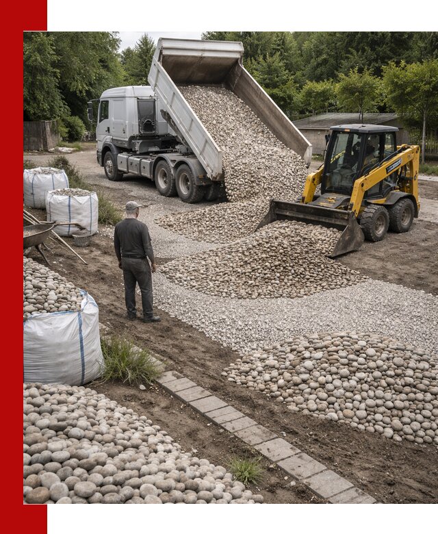 Доставка морской гальки оптом и в розницу в Иркутске