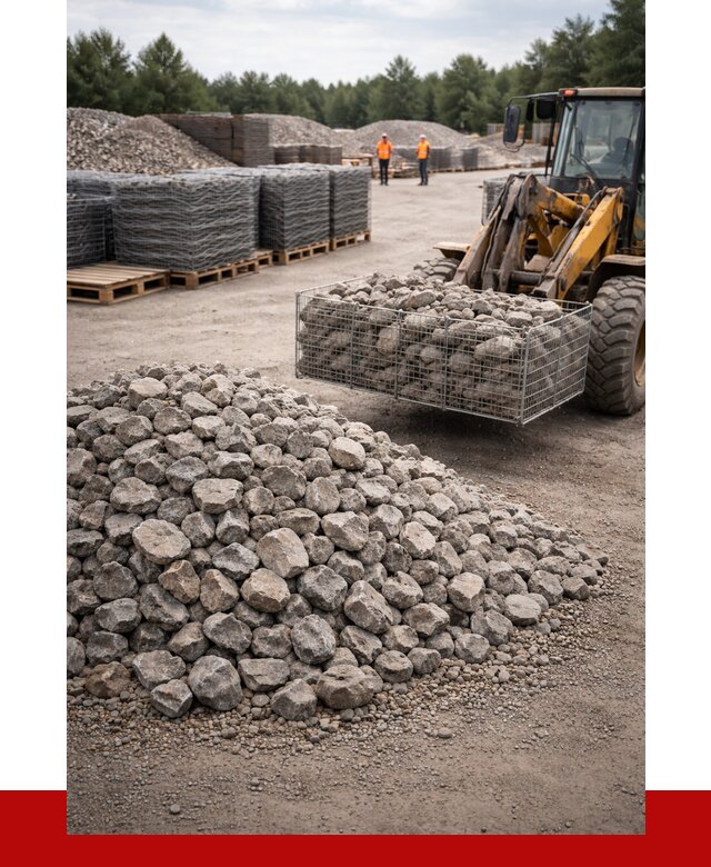 Камень для габионов фракция 70-150 в Иркутске от 4376 р. | ПРОНЕРУДРкт