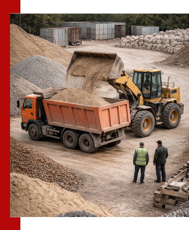 Доставка сыпучих смесей и смесей для стройки в Иркутске