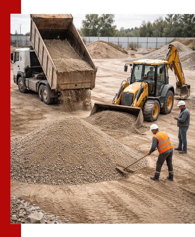 Поставка и доставка ПГС С4 в мешках и самосвалах в Иркутске