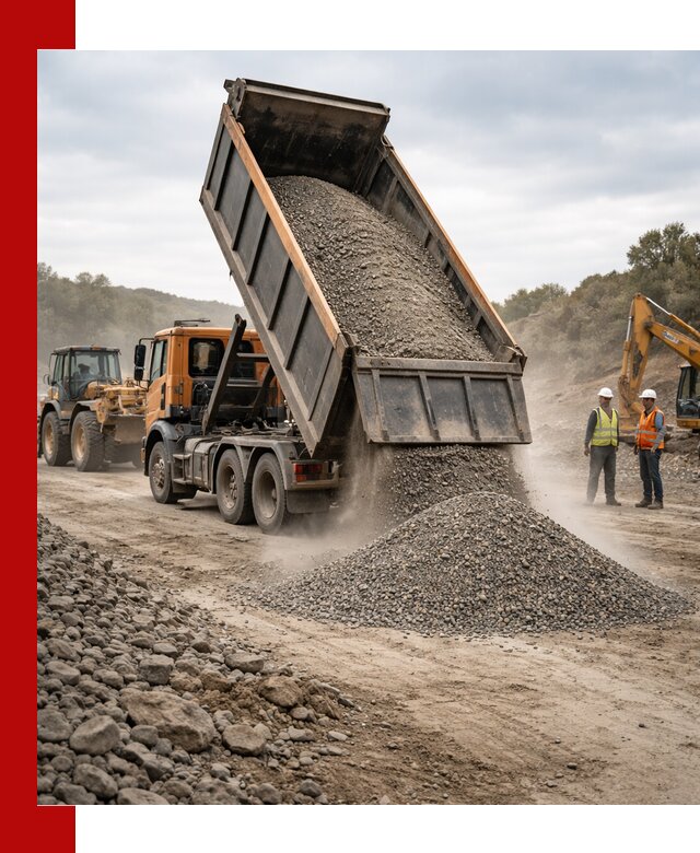 Щебёночно-песчаная смесь ЩПС С1 с доставкой в Иркутске