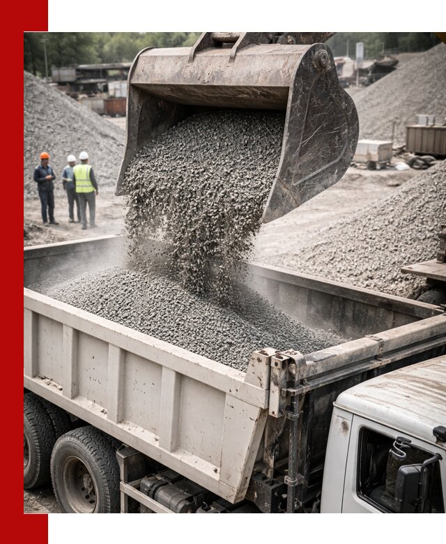 Отсев и крошка для строительства и дорожных работ в Иркутске