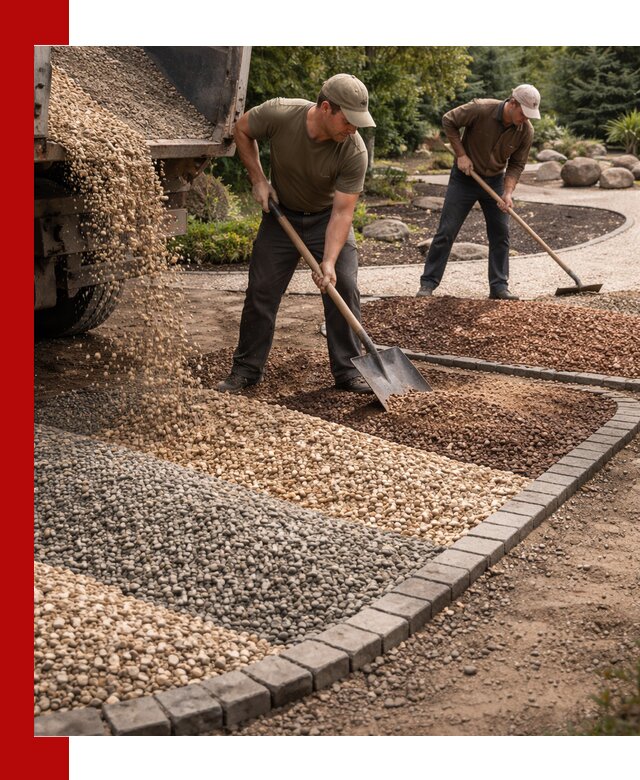 Декоративная крошка для ландшафта в Иркутске — продажа и доставка