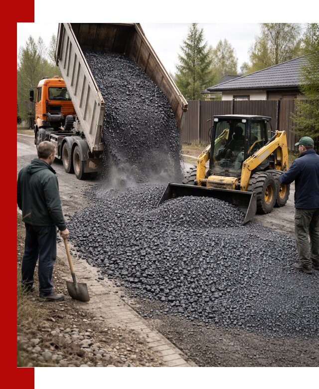 Крошка габбро с доставкой в Иркутске для строительных работ