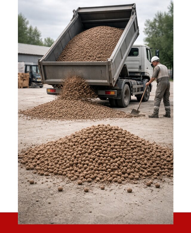 Керамзит с доставкой в Иркутске от 4376 р. за м3 | ПРОНЕРУДРкт