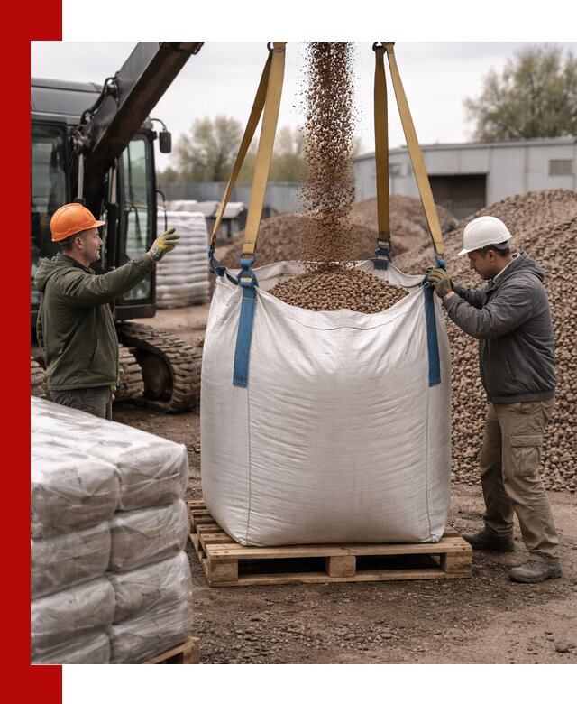 Керамзит в биг-бегах с доставкой в Иркутске