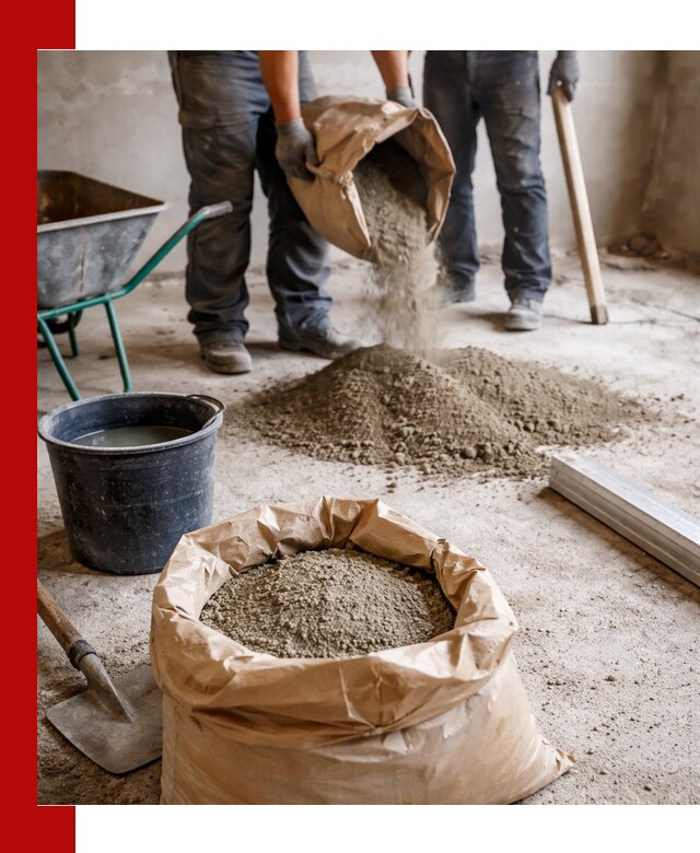 Доставка сухой смеси для стяжки в Иркутске