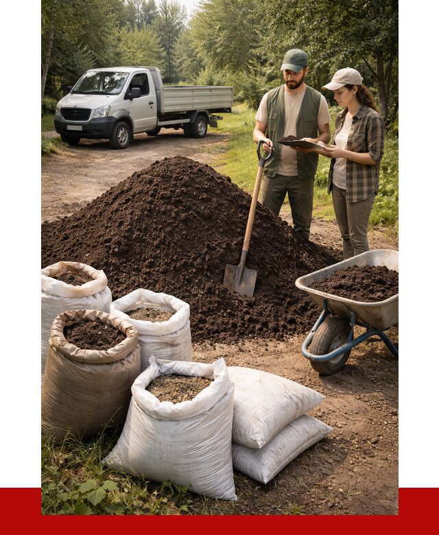 Купить грунт с доставкой в Иркутске от 4689 р. за м3 | ПРОНЕРУДРкт