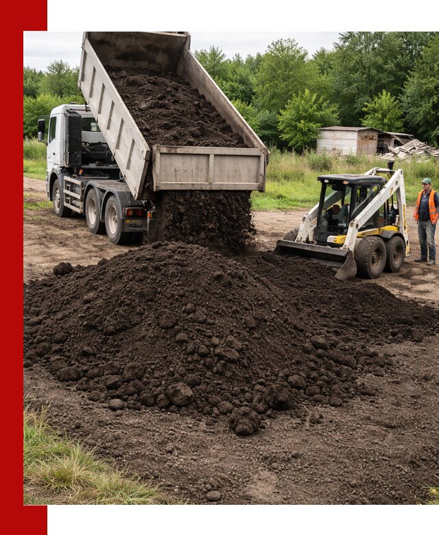 Поставка плодородной земли с доставкой самосвалом в Иркутске