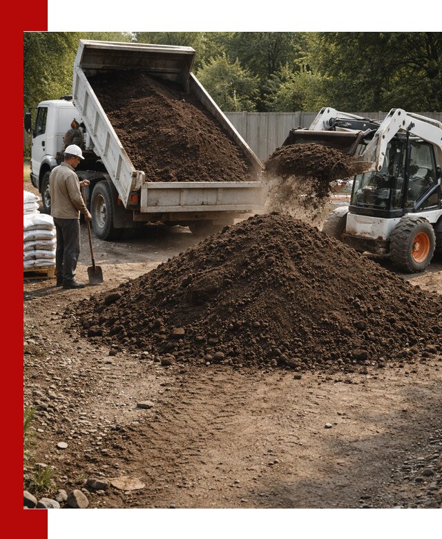 Доставка растительного грунта в Иркутске от производителя оптом и в розницу