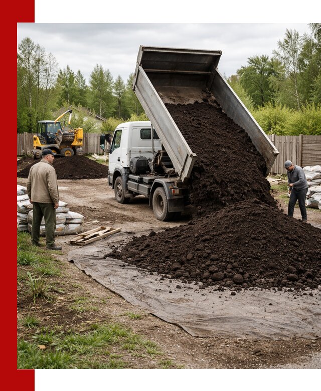Доставка качественного почвогрунта в Иркутске оптом и в розницу
