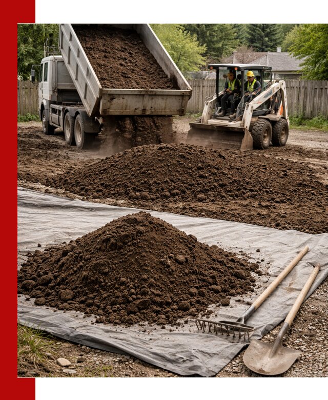 Грунт для отсыпки участка с доставкой в Иркутске