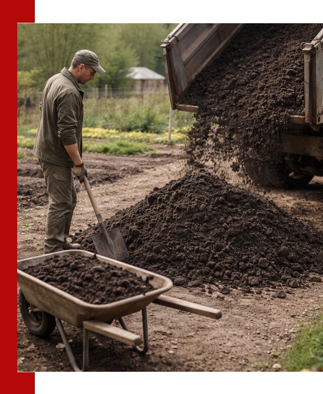 Доставка качественной земли для огорода в Иркутске