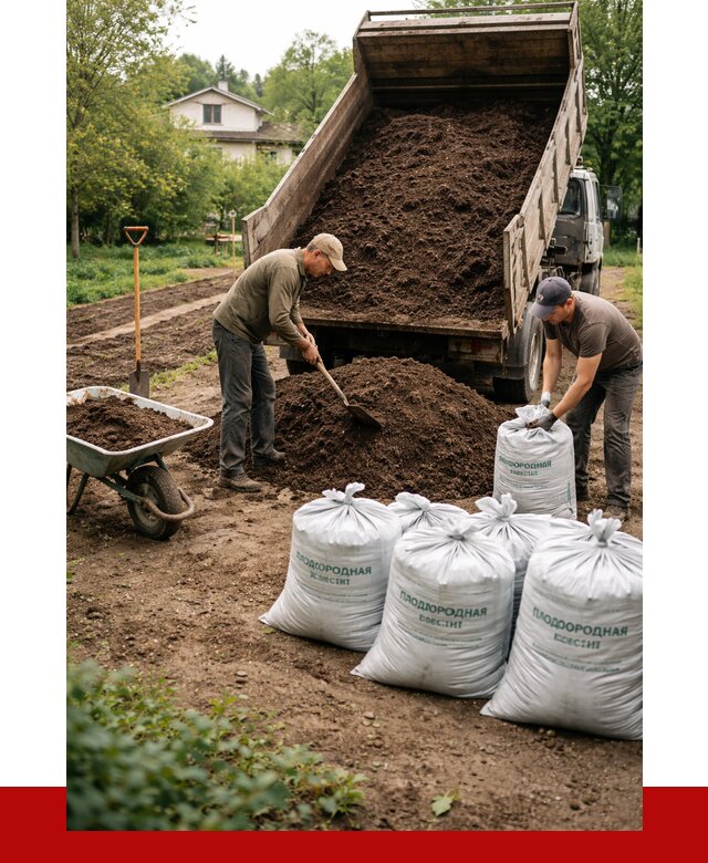 Плодородная смесь в Иркутске от 4376 р./куб с доставкой | ПРОНЕРУДРкт