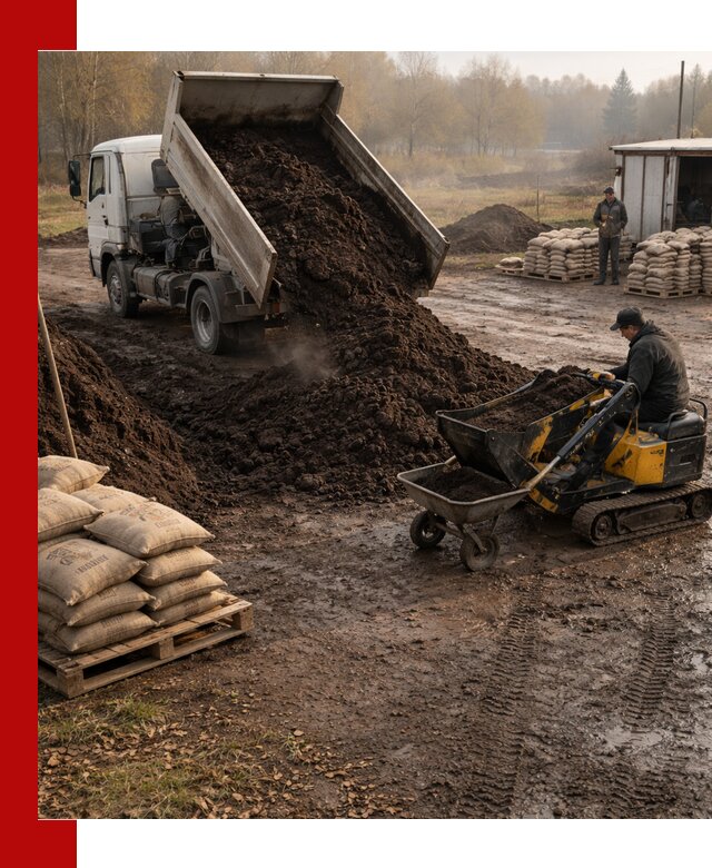 Кислый торф в доставке по выгодным ценам в Иркутске