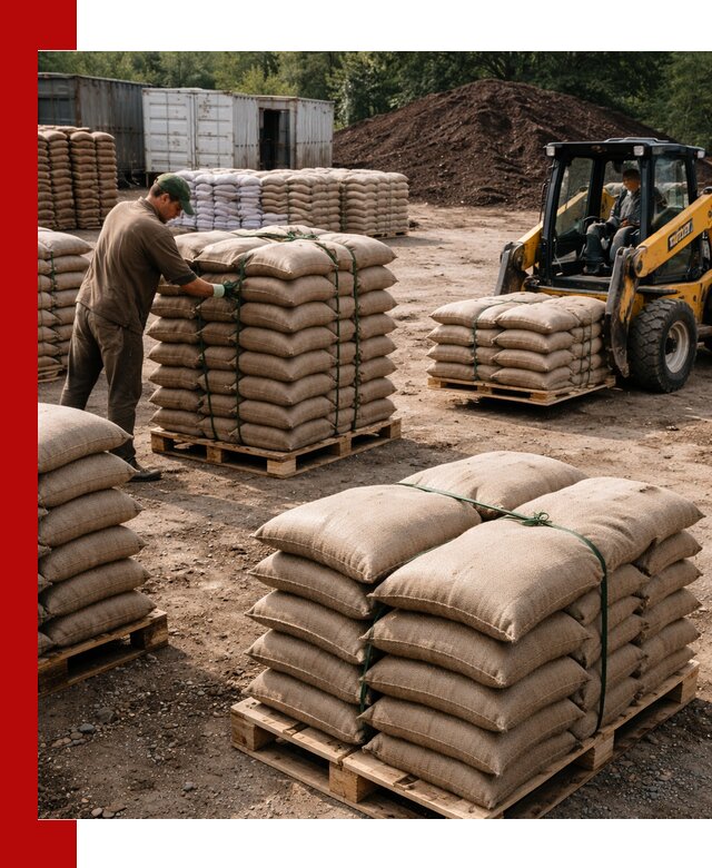 Доставка торфа в мешках по выгодным ценам в Иркутске