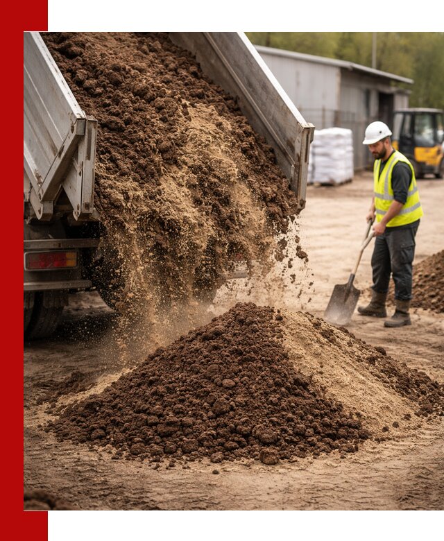 Доставка торфо-песчаной смеси в Иркутске для строительства и озеленения