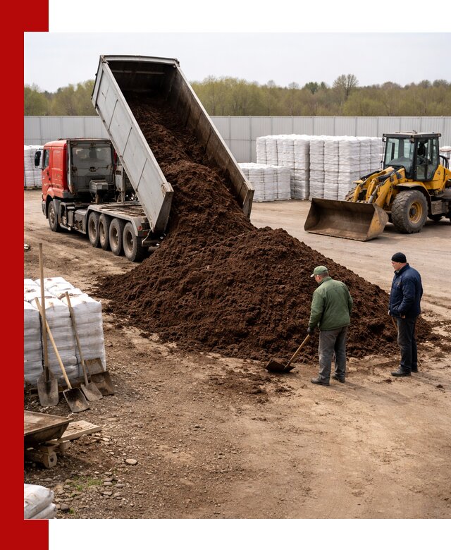 Доставка торфяных смесей оптом и в розницу в Иркутске