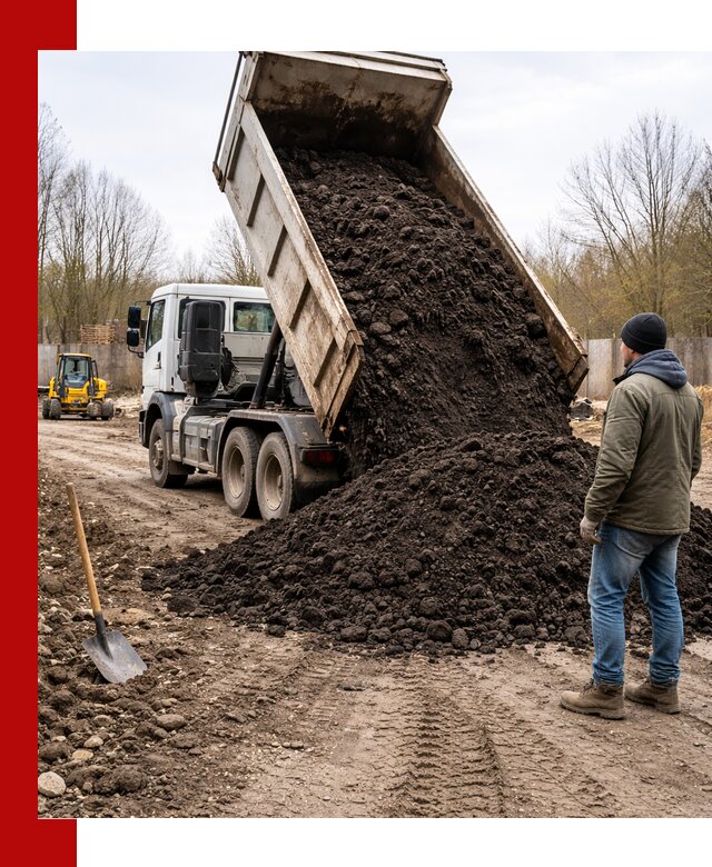 Доставка чернозема навалом в Иркутске быстро и выгодно