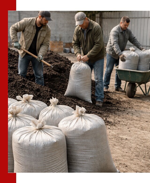 Купить чернозем в мешках с доставкой в Иркутске