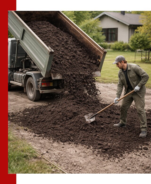 Чернозем для газона с доставкой в Иркутске быстро и качественно