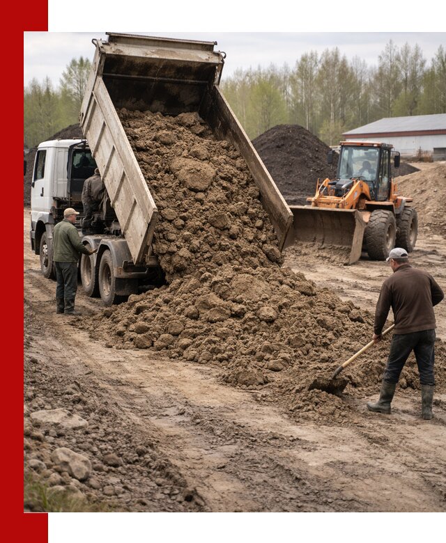 Доставка глин и суглинков в Иркутске оптом и вкрай