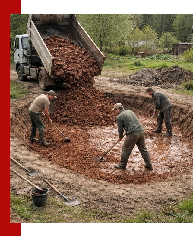 Купить качественную глину для пруда в Иркутске