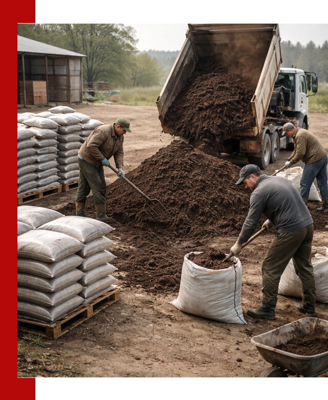 Доставка компоста оптом и в розницу в Иркутске