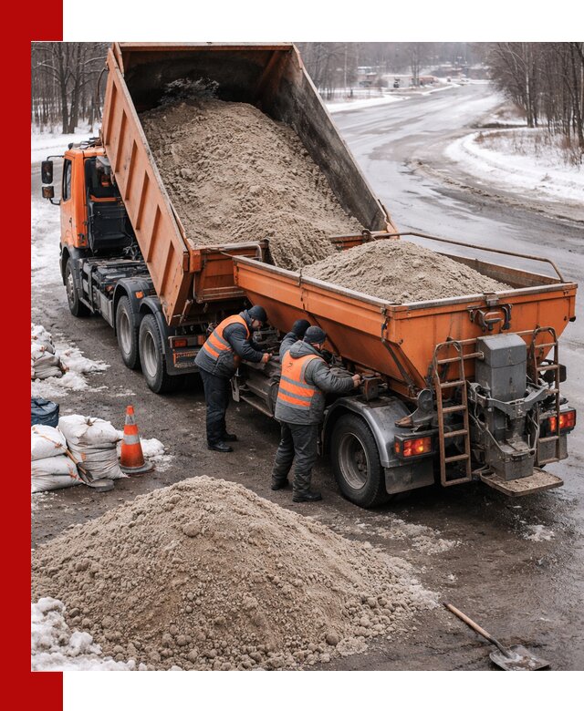 Поставка и вывоз пескосоля в Иркутске оптом и в розницу